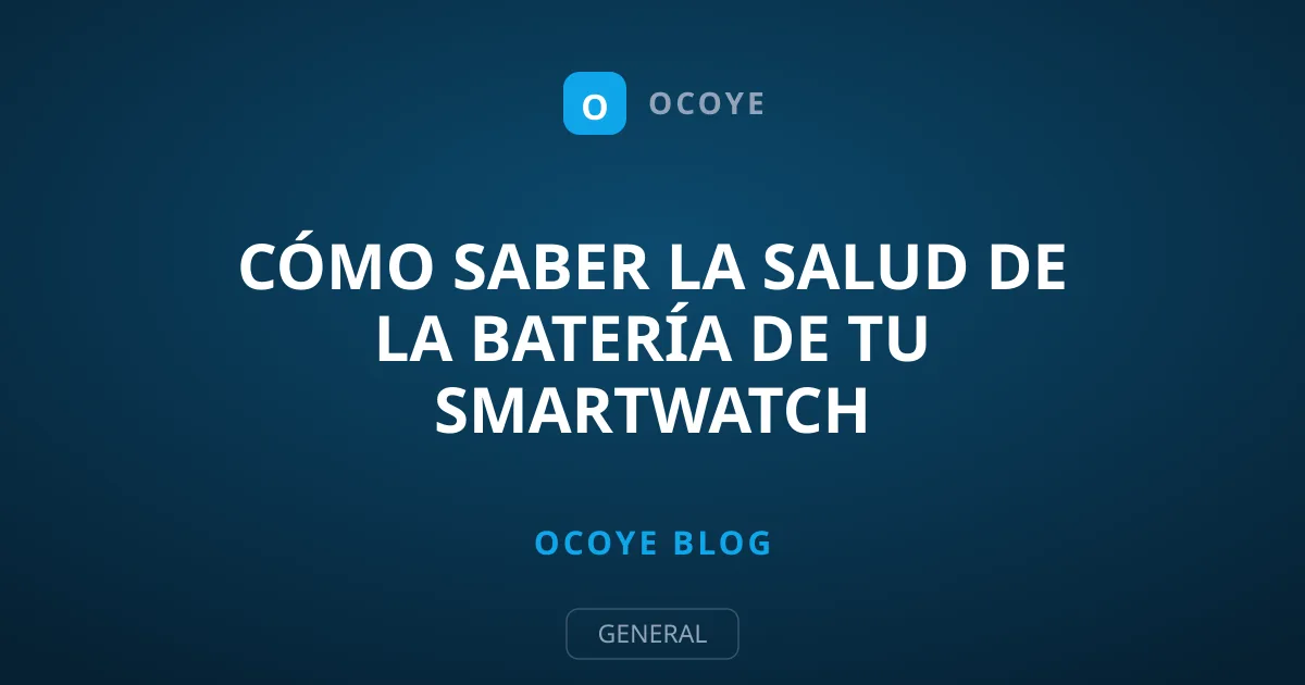 Cómo saber la salud de la batería de tu smartwatch